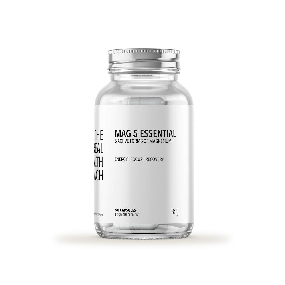 
                  
                    TRHC Magnesium Mag 5 Essential (5 active forms of magnesium) Complex - 90 Capsules
                  
                
