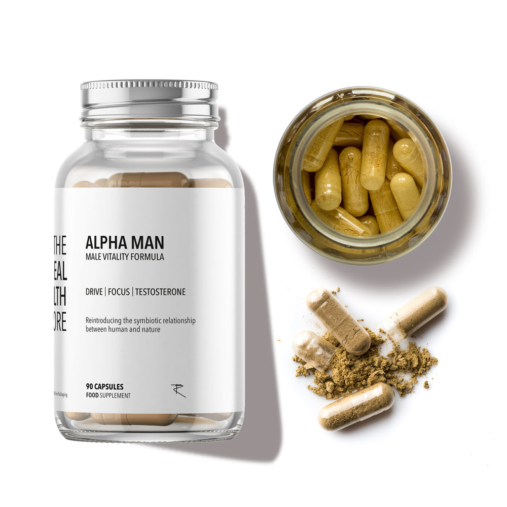 TRHS Alpha Man - High Strength Testosterone Boosting, Libido Formula - 90 Capsules