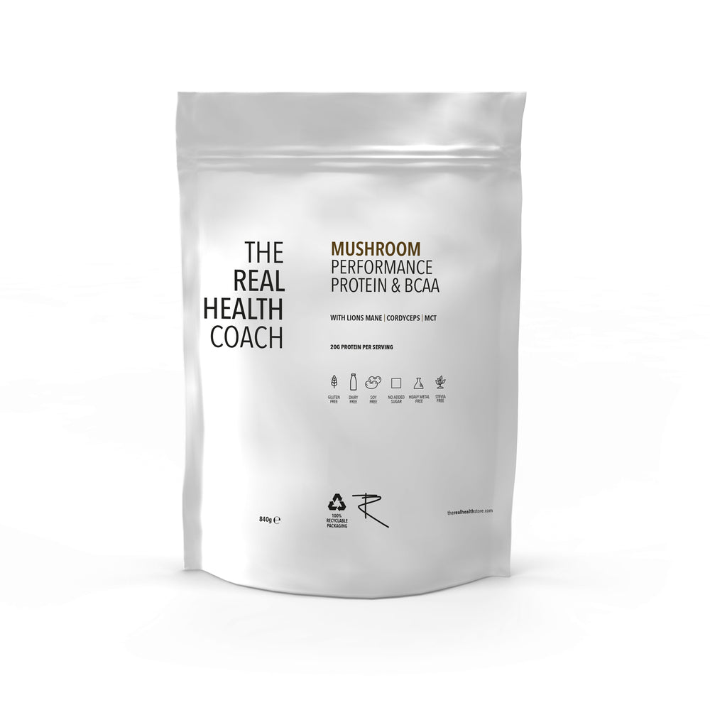 TRHS Mushroom Recovery Protein & BCAA (Reishi, L-theanine, Magnesium, Creatine)