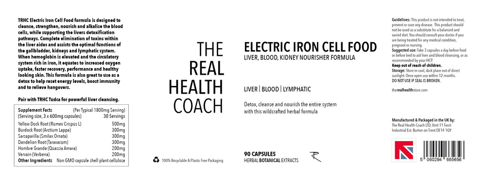 
                  
                    TRHC Electric Iron Cell Food - Liver, Blood, Kidney Formula - 90 Capsules
                  
                
